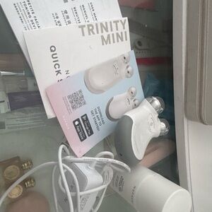NuFace Trinity Mini Skincare Tool - White and Silver